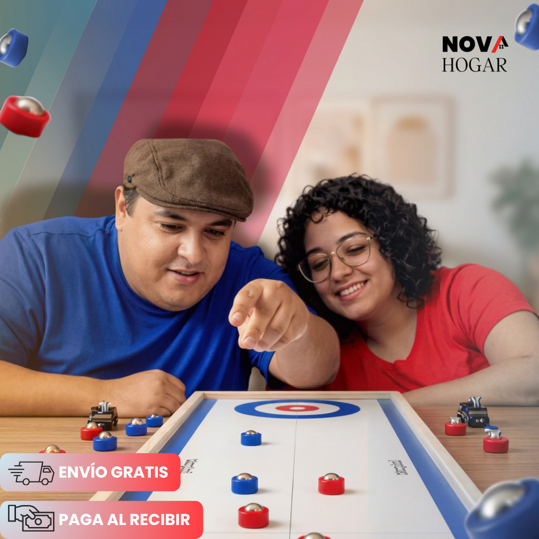 Slide & Score™ Juego de Curling de Mesa