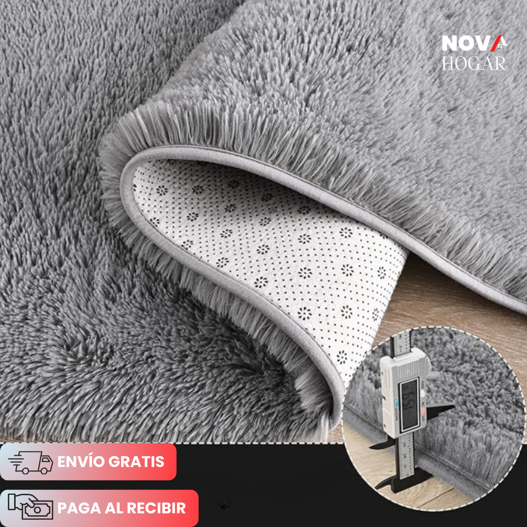 2x1 CloudLuxe™ Alfombra Esponjosa para Pie de Cama