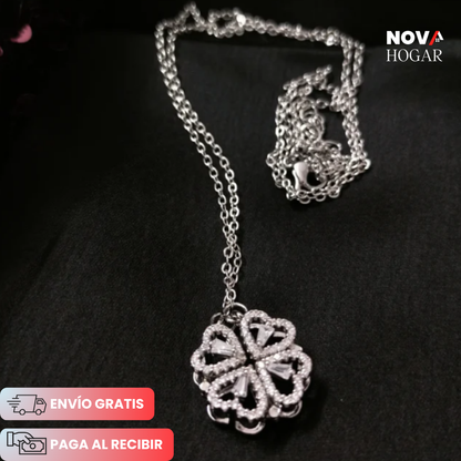 LuckyHeart™ Collar de Trébol 2 en 1 +  Caja de Regalo