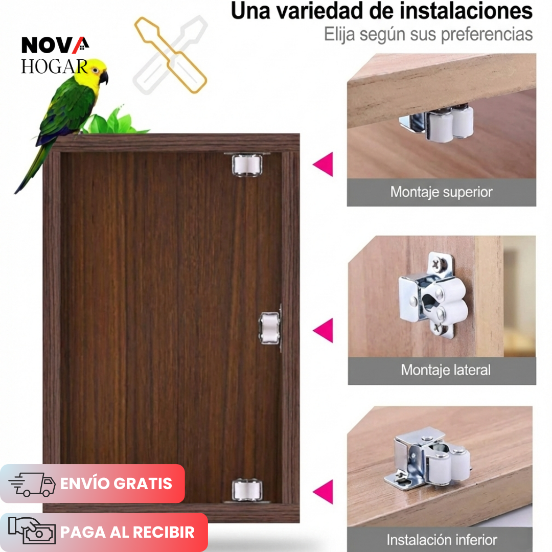 SureGrip™ Set x16 Pestillos de Puerta para Gabinete