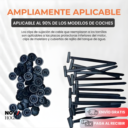 Pack x120 QuickFix™ Clips Universales de Fijación Rápida