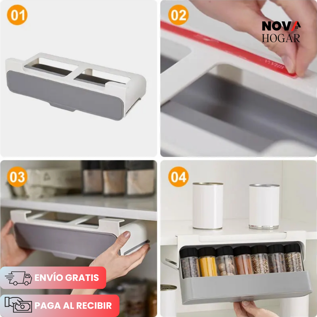 EasySpice™ Organizador de Condimentos Retráctil