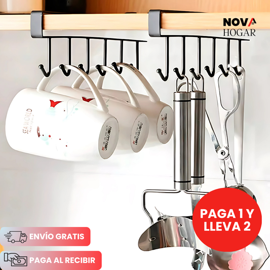 TidyHooks™ Organizador Metálico Colgante Multiusos