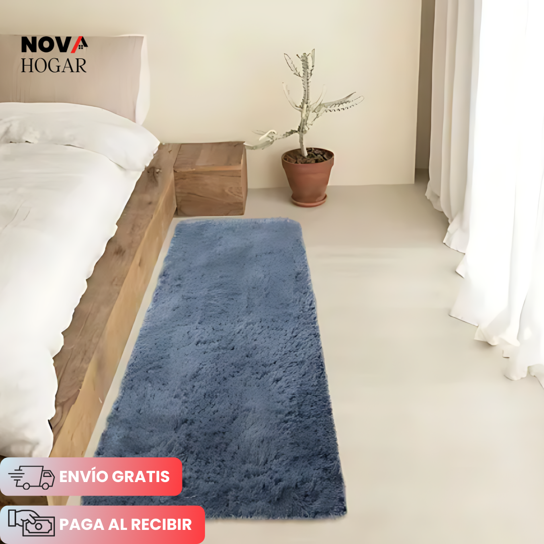 2x1 CloudLuxe™ Alfombra Esponjosa para Pie de Cama