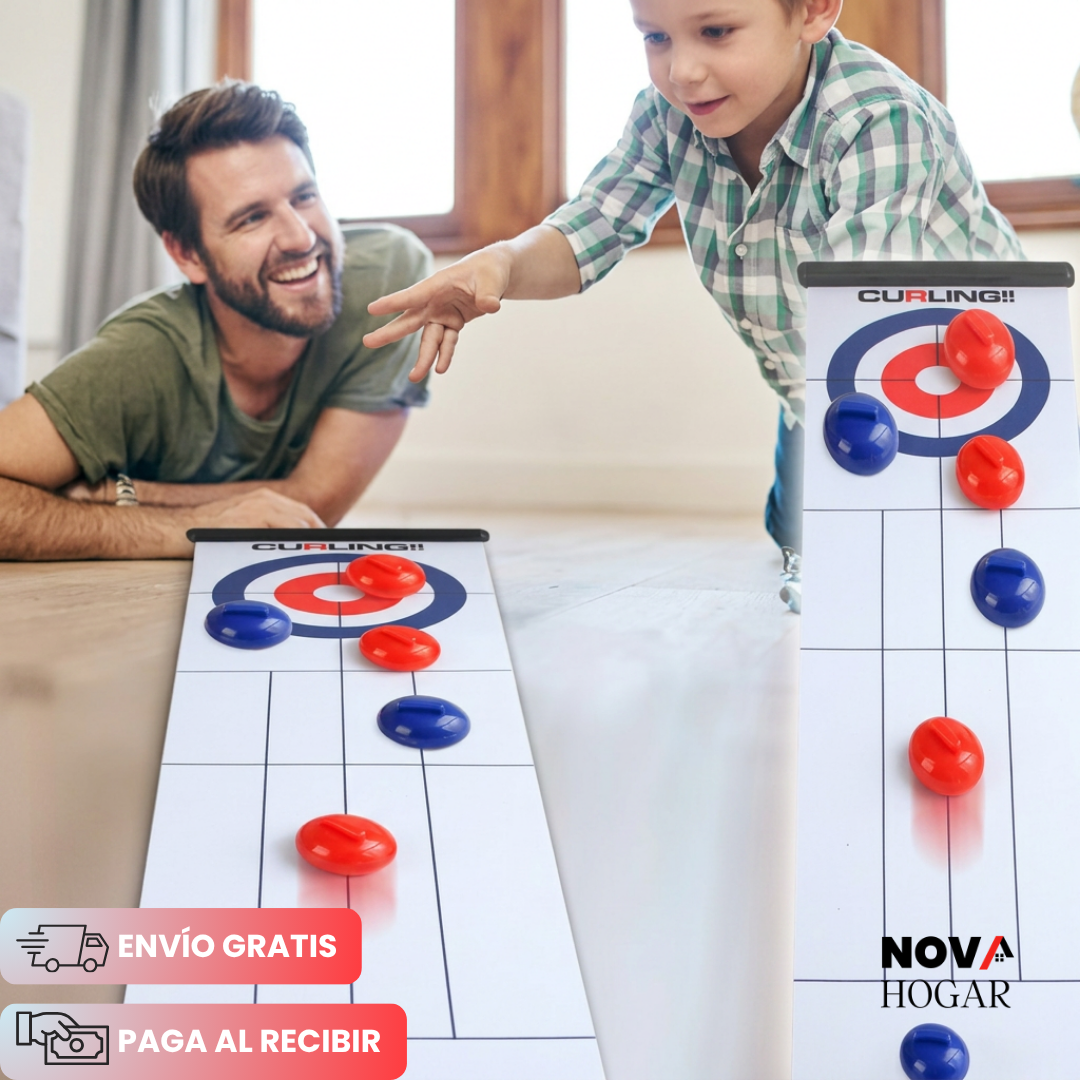 Slide & Score™ Juego de Curling de Mesa