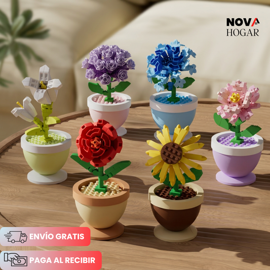 BrickBotanics™ Mini Flores De Bloques Armables