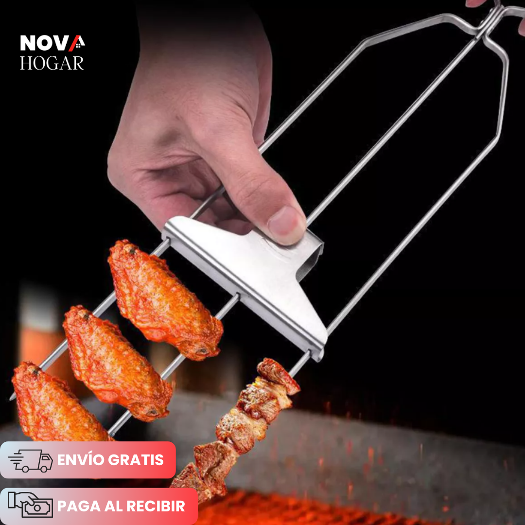 2x1 GrillTamer™ Tenedor de Acero Inoxidable para BBQ
