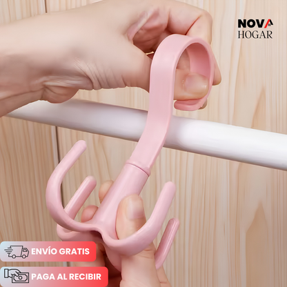 StyleHook™ Set x10 Gancho Giratorio Para Armario
