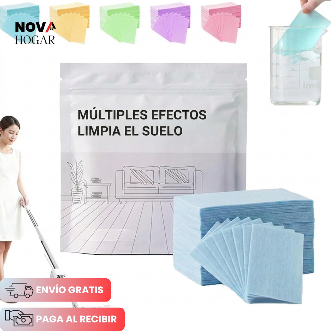 SwiftSheet™ Pack X60 Toallitas Solubles De Limpieza