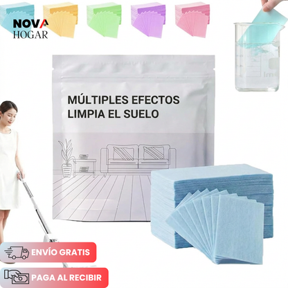 SwiftSheet™ Pack X60 Toallitas Solubles De Limpieza