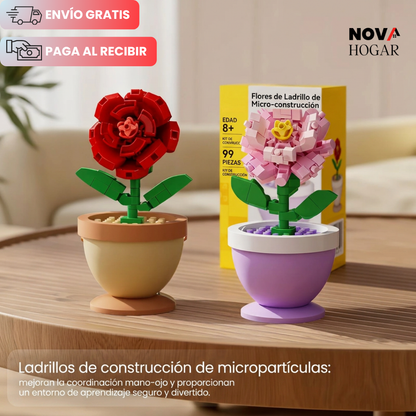 BrickBotanics™ Mini Flores De Bloques Armables