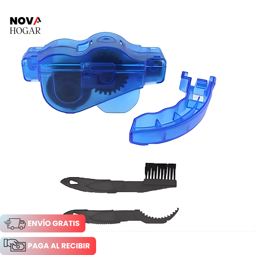 GearScrub™ Kit Limpieza Cadena Bicicleta Fácil