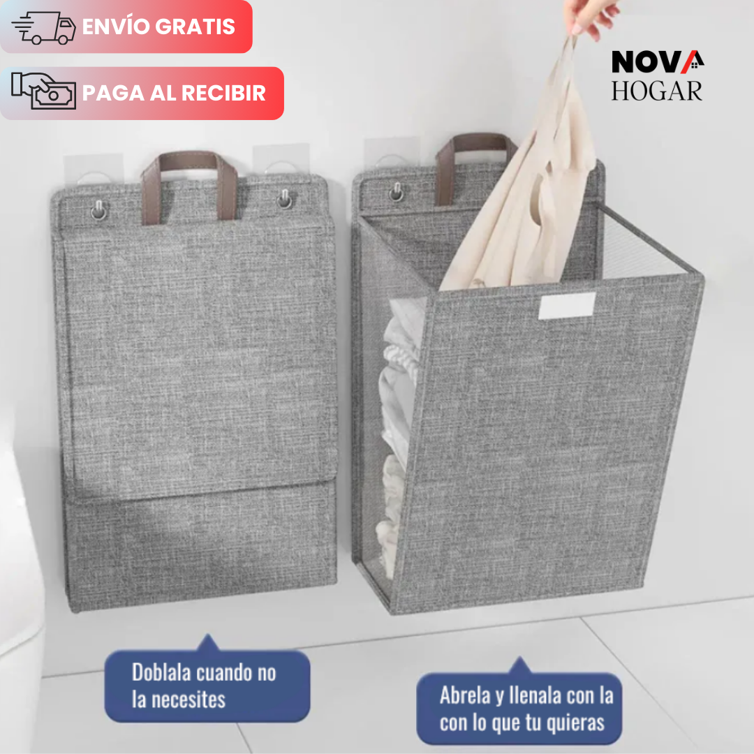 2x1 FoldMate™ Cesta de Lavandería Plegable