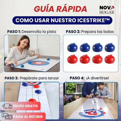 Slide & Score™ Juego de Curling de Mesa