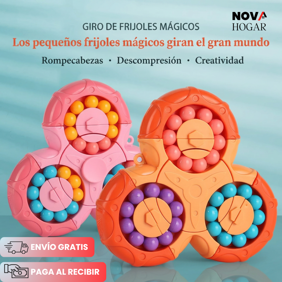 2x1 FocusSpin™ Rompecabezas Anti-Estrés Giratorio
