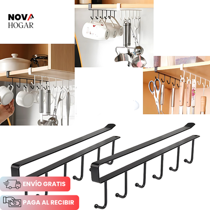 TidyHooks™ Organizador Metálico Colgante Multiusos