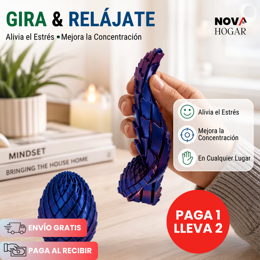 2x1 DragonEase™ Huevo Sensorial Relajante Dragón