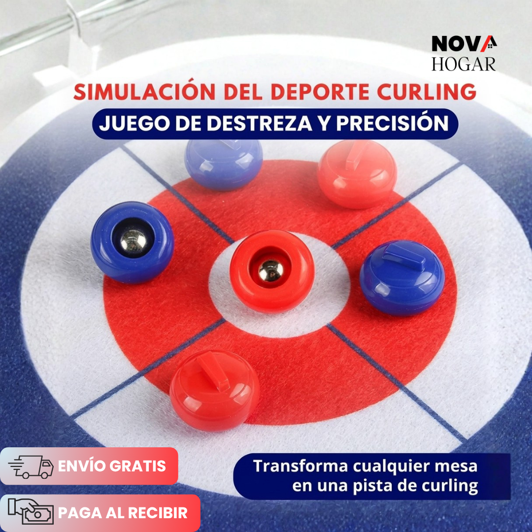 Slide & Score™ Juego de Curling de Mesa