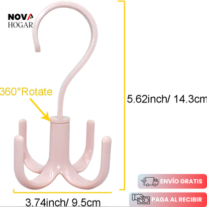 StyleHook™ Set x10 Gancho Giratorio Para Armario