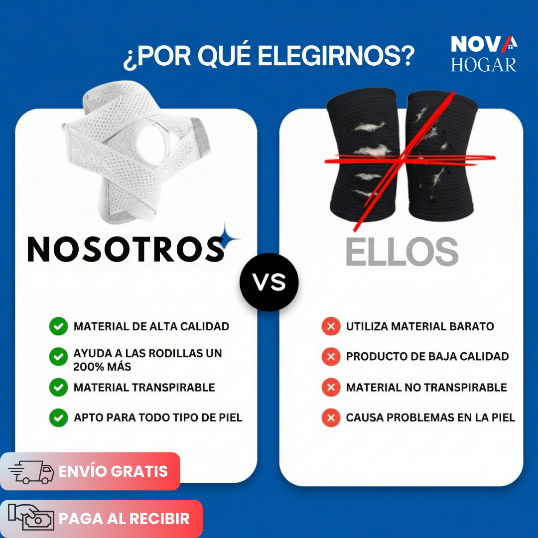V-Strap™ Rodillera Ortesis de Menisco Ajustable