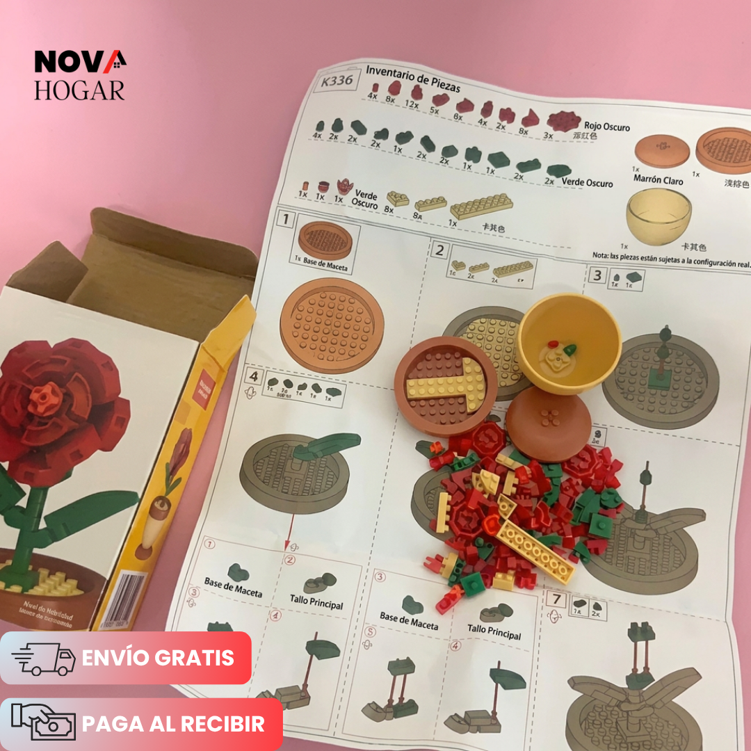 BrickBotanics™ Mini Flores De Bloques Armables