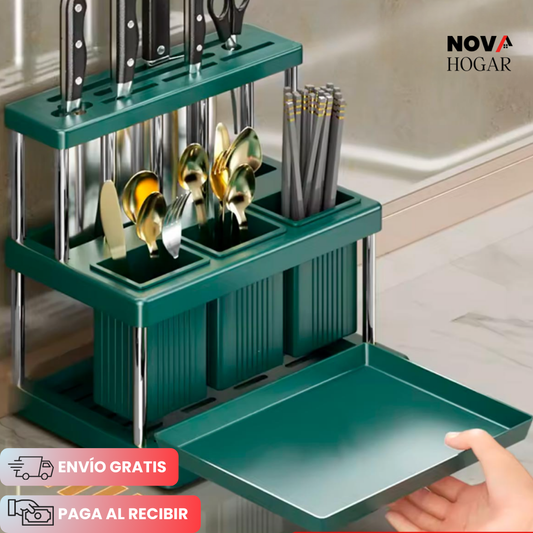 TidyBlade™ Organizador Escurridor de Utensilios