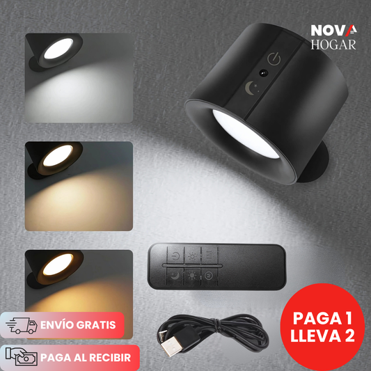 2x1 LumiArc™ Luz de Pared Magnética Recargable