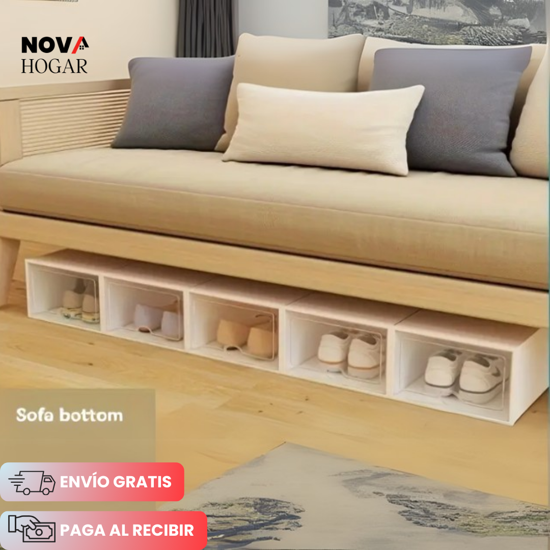 AhorraPack x6 ShoeBoxify™ Cajas Organizadoras para tus Zapatos