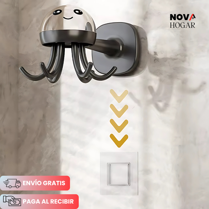 2x1 OctoHook™ Organizador Multifuncional para Pared