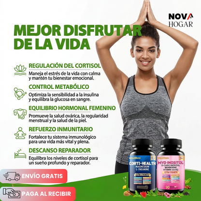 CortiReset Duo™ Pack Regulador De Cortisol Diario