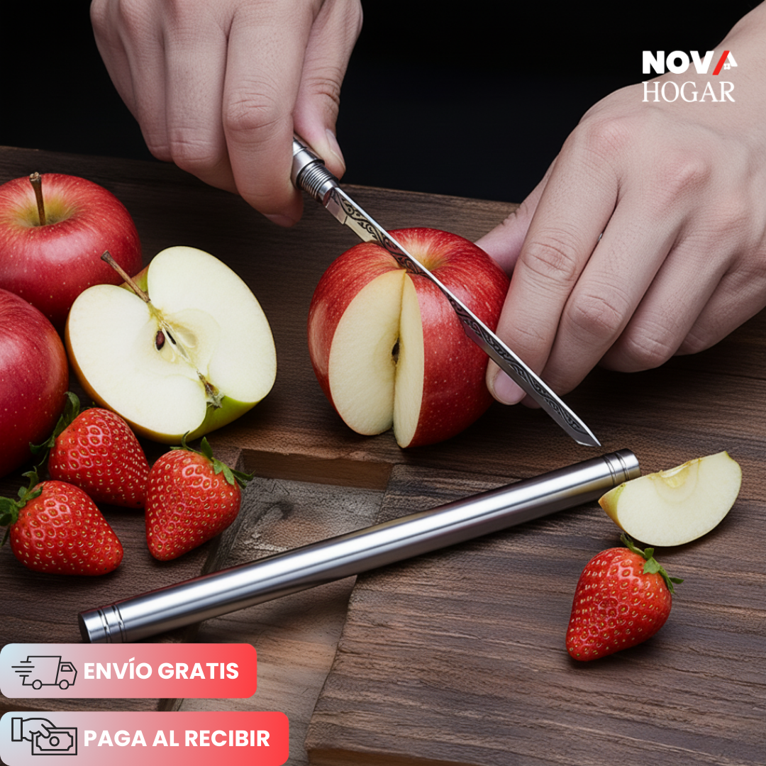 2x1 ZenSlice™ Cuchillo Cortador De Frutas Portátil