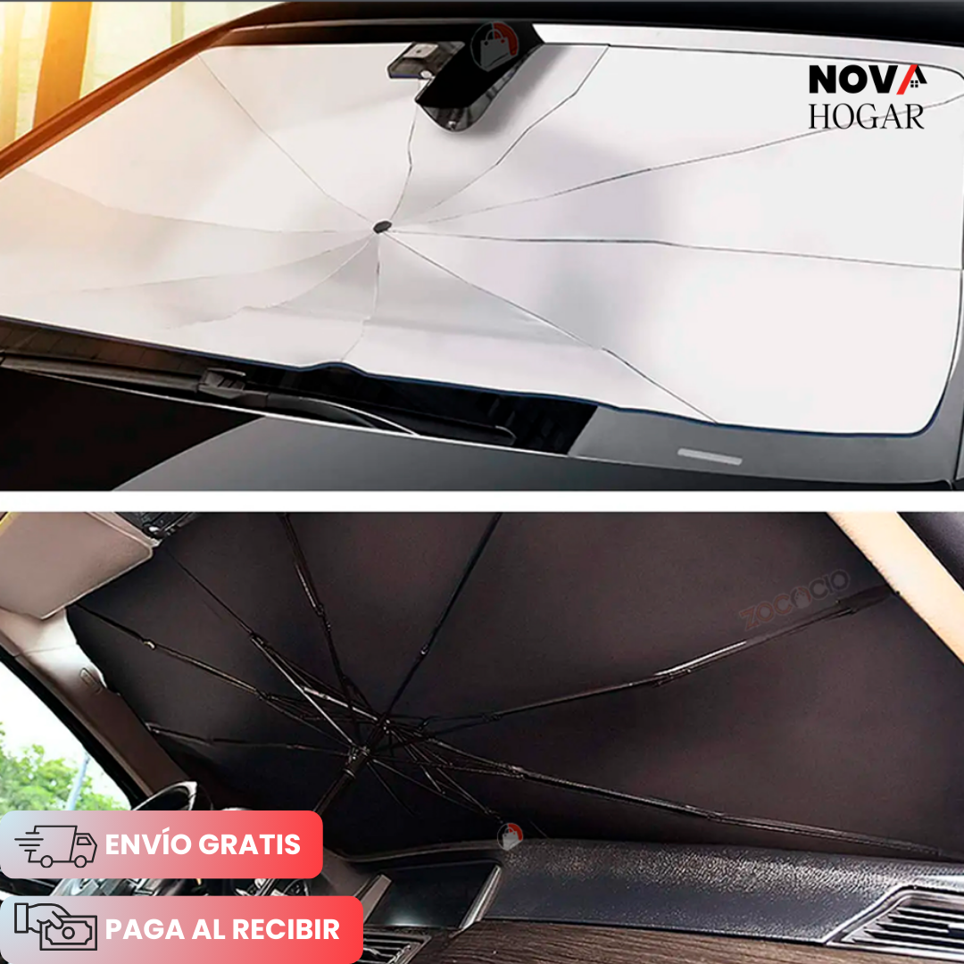 SunShield™ Parasol Protector para Auto Tipo Sombrilla
