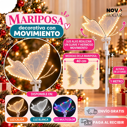 MagicWing™ Mariposa Mágica con Luz y Movimiento
