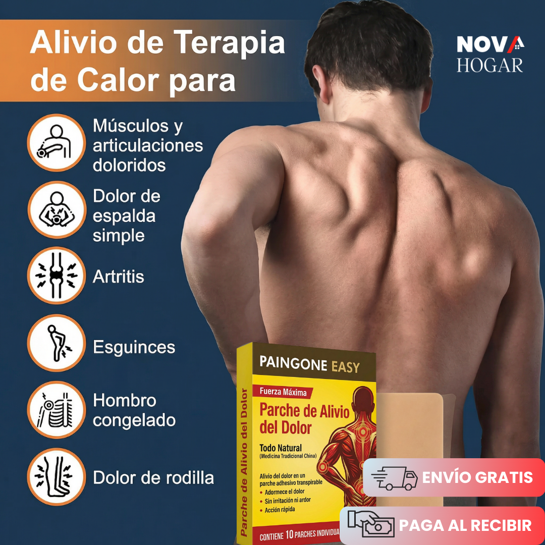 Paingone Easy™ Pack x10 Parches para alivio de Dolor