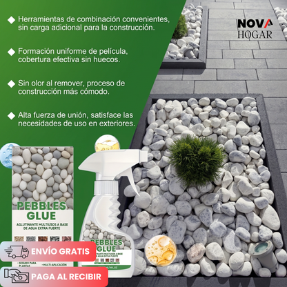 PebbleGlue™ Pegamento para Piedras de Jardin 120ml