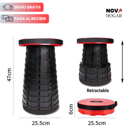 SitStack™ Silla Telescópica Plegable Fácil de Transportar