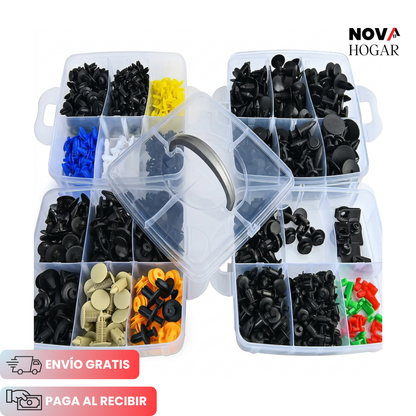 FixClips™ Kit de 800 Clips Automotriz