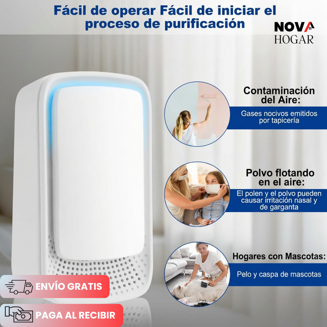 IonPure™ Purificador Iónico para Hogares con Mascotas