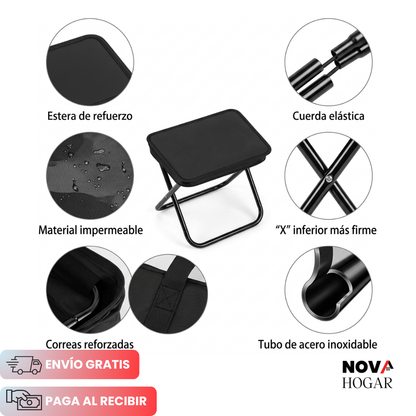 FoldSit™ Silla Plegable Fuerte Y Compacta