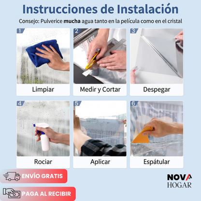 LuxeTint™ Polarizado de Privacidad para Ventanas