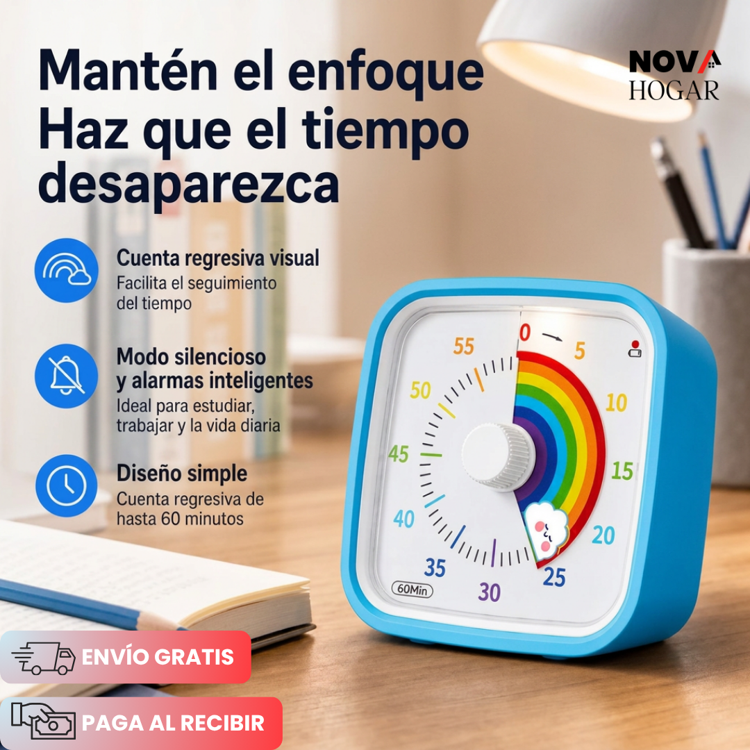 RainbowTime™ Temporizador Visual De Colores para Niños