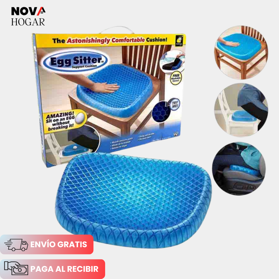 PosturePerfect™ Cojín de Gel Extra-suave + Funda de Regalo