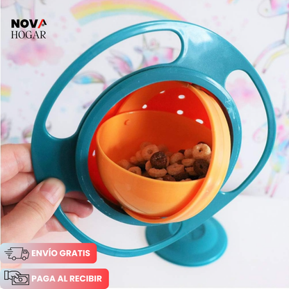 OrbitBowl™ El Tazón que Gira pero Nunca Derrama