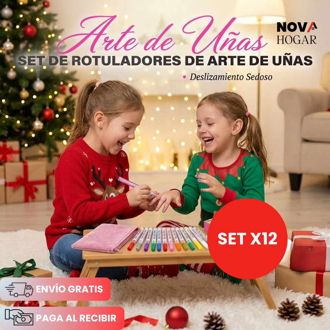 InstaNail™ Set de 12 Bolígrafos De Arte para Uñas