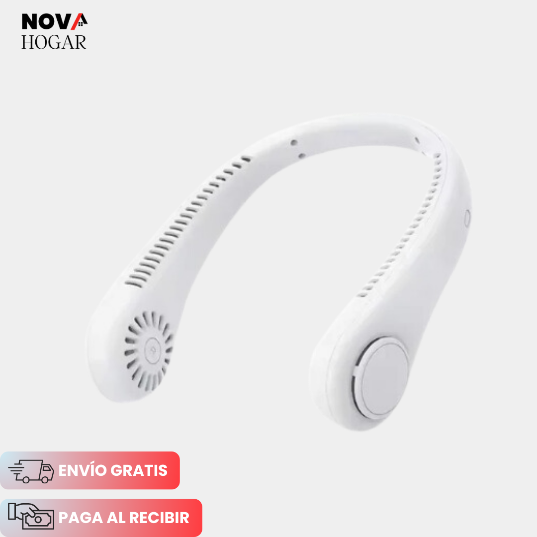 TurboFresh™ Ventilador de Cuello Portátil Recargable