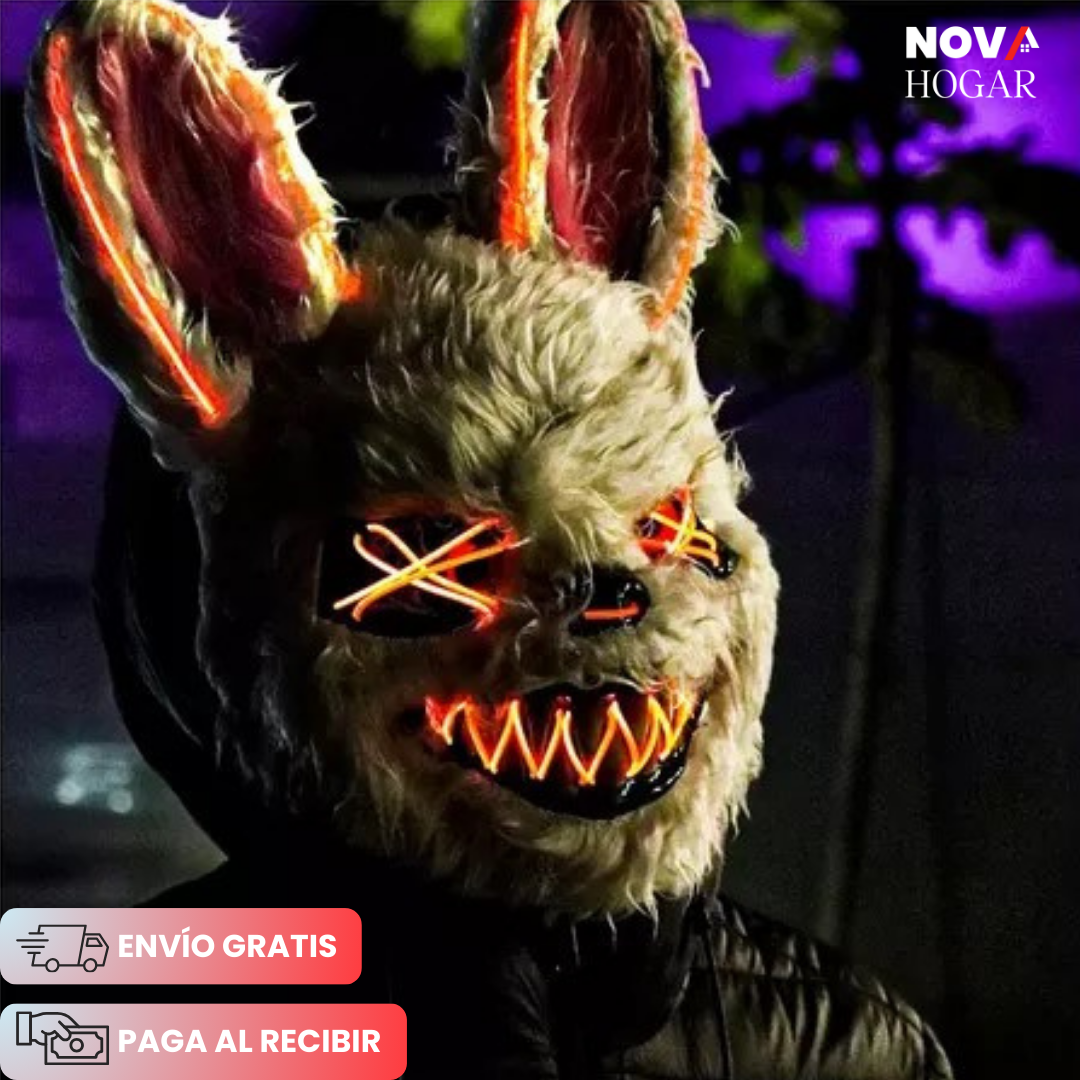Máscaras de Halloween con Impactante Iluminación Led