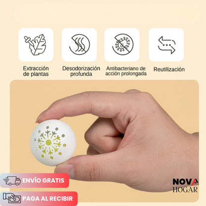 StepFresh™ Pack X8 Bolas Desodorantes Japonesas para Calzado