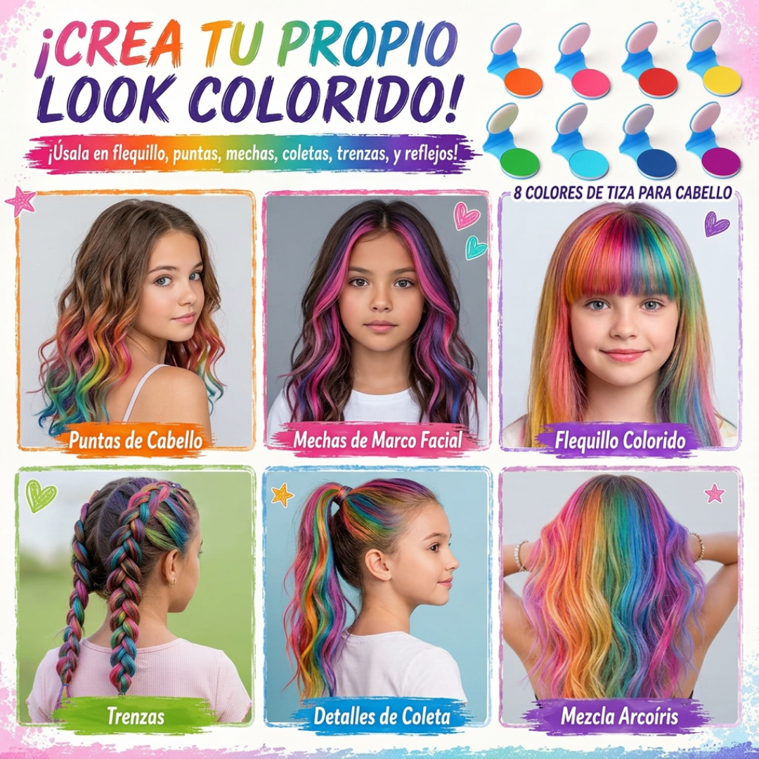 ColorStyle™ Kit De 8 Colores para Cabello Lavables