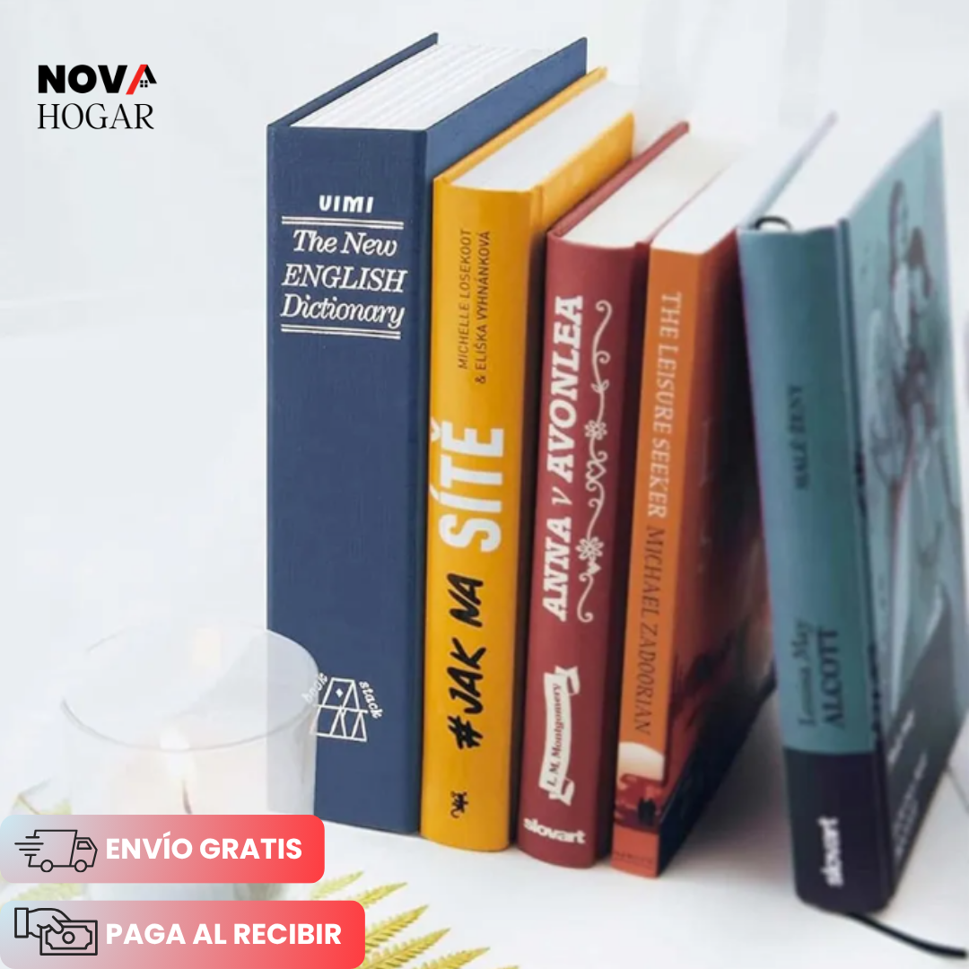 BookLock™ Caja Fuerte Discreta en Forma de Libro