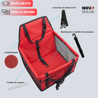 PawsSecure™ Silla de Seguridad para Mascotas